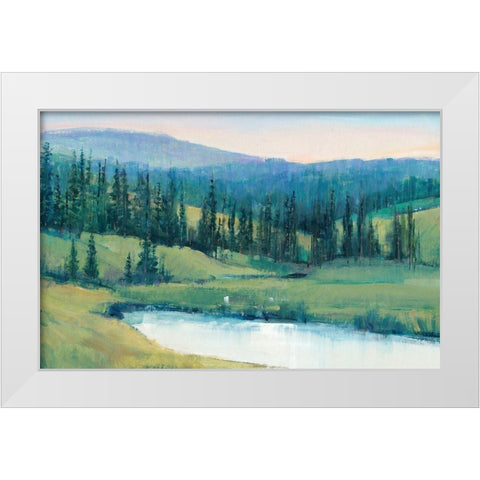 Mountain Retreat II White Modern Wood Framed Art Print by OToole, Tim