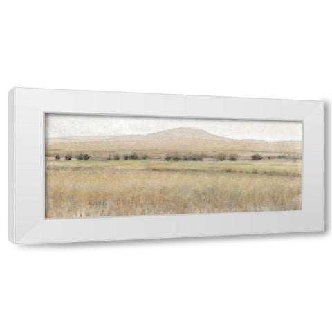 Custom Dry Heat I White Modern Wood Framed Art Print by OToole, Tim