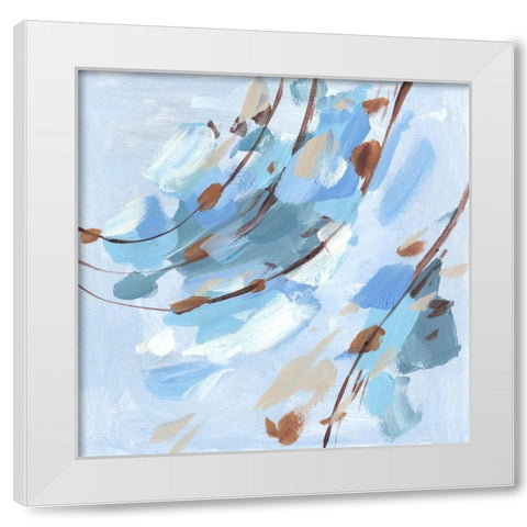 Restless Wave IV White Modern Wood Framed Art Print by Wang, Melissa