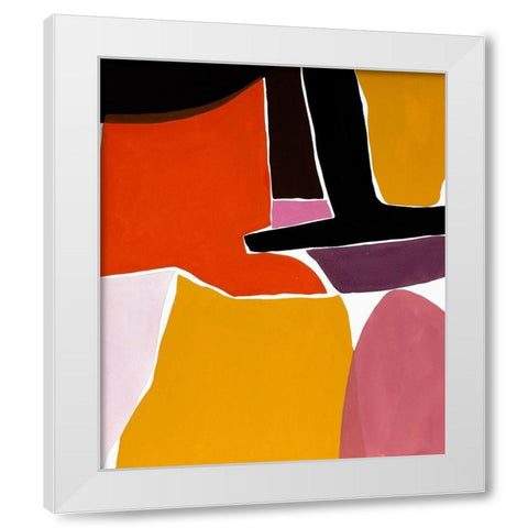 Finale I White Modern Wood Framed Art Print by Delamater, Rob