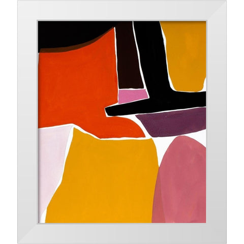 Finale I White Modern Wood Framed Art Print by Delamater, Rob