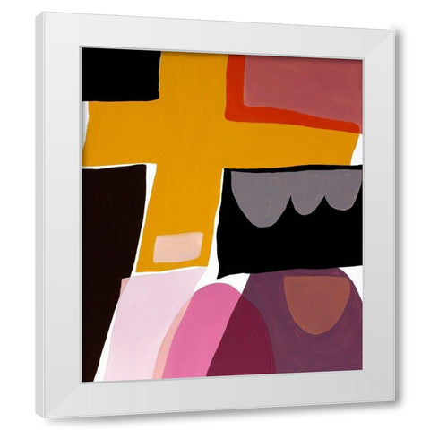 Finale II White Modern Wood Framed Art Print by Delamater, Rob