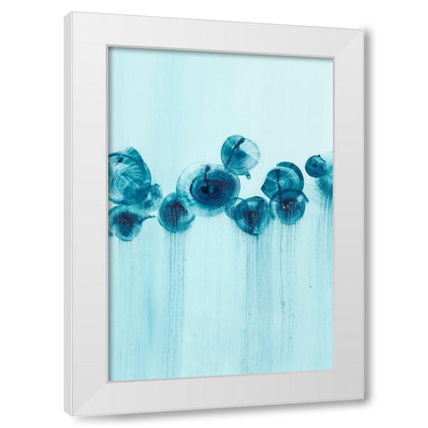 Abstract Wildflowers II White Modern Wood Framed Art Print by Harper, Ethan