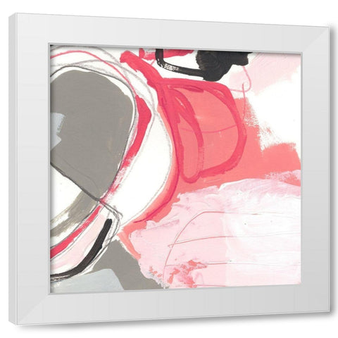 Totality of Pink I White Modern Wood Framed Art Print by Vess, June Erica