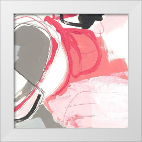Totality of Pink I White Modern Wood Framed Art Print by Vess, June Erica