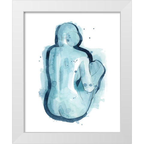 Serena II White Modern Wood Framed Art Print by Popp, Grace