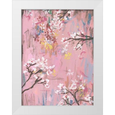 Emerging I White Modern Wood Framed Art Print by Wang, Melissa