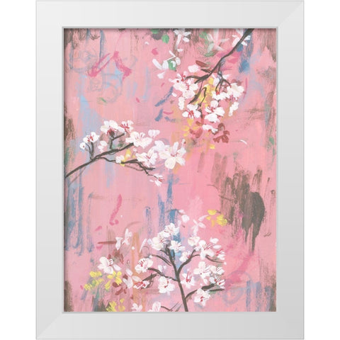 Emerging II White Modern Wood Framed Art Print by Wang, Melissa