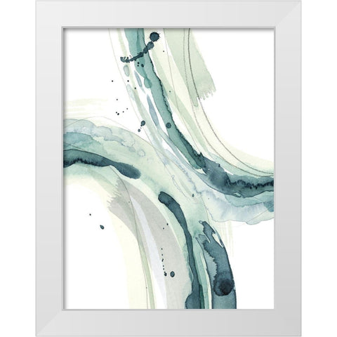 Depth IV White Modern Wood Framed Art Print by Popp, Grace