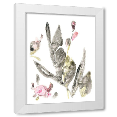 Shadow Garden II White Modern Wood Framed Art Print by Vess, June Erica