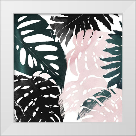 Paradise Sweep I White Modern Wood Framed Art Print by Popp, Grace