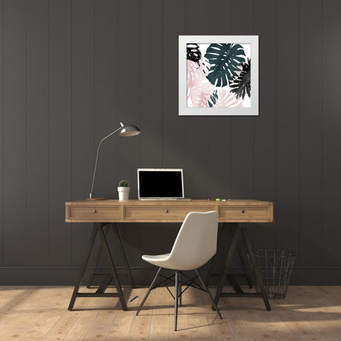 Paradise Sweep II White Modern Wood Framed Art Print by Popp, Grace