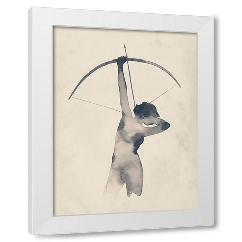 Archeress II White Modern Wood Framed Art Print by Popp, Grace