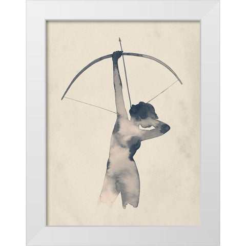Archeress II White Modern Wood Framed Art Print by Popp, Grace