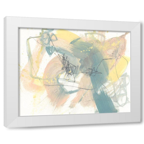 Explore I White Modern Wood Framed Art Print by Goldberger, Jennifer