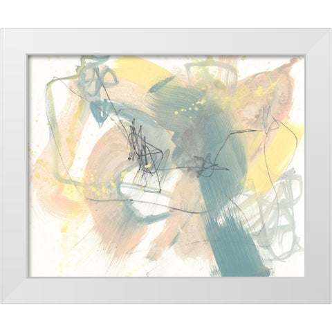 Explore I White Modern Wood Framed Art Print by Goldberger, Jennifer
