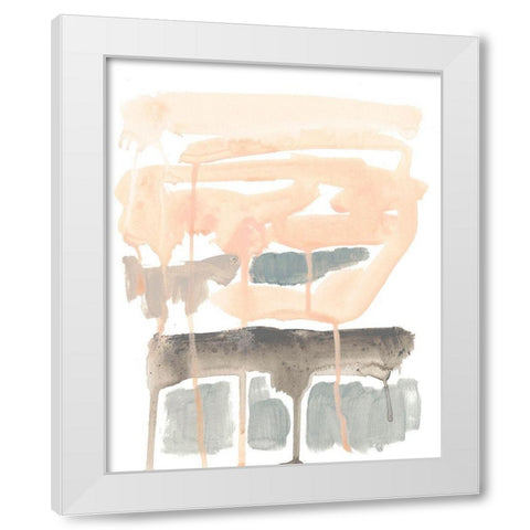 Wend I White Modern Wood Framed Art Print by Goldberger, Jennifer