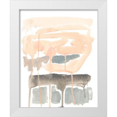 Wend I White Modern Wood Framed Art Print by Goldberger, Jennifer