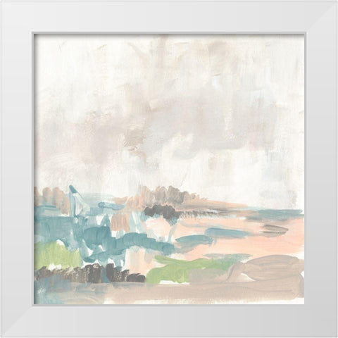 Sweet Lagoon I White Modern Wood Framed Art Print by Goldberger, Jennifer