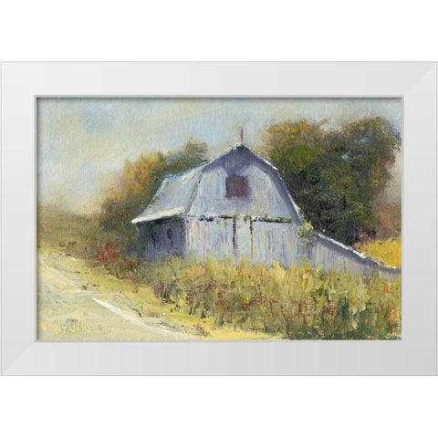 Change of Seasons II White Modern Wood Framed Art Print by Wendling, Marilyn