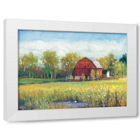 Rural America I White Modern Wood Framed Art Print by OToole, Tim