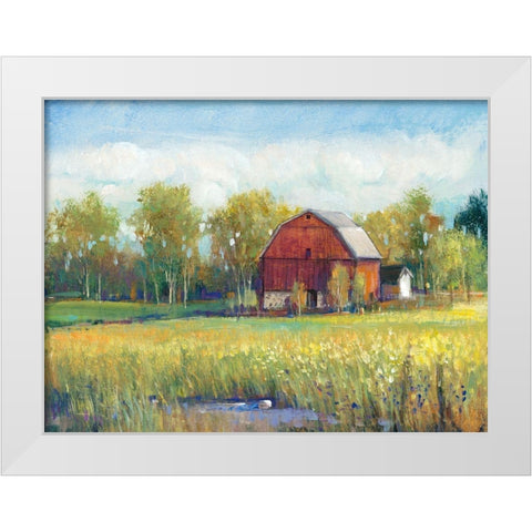 Rural America I White Modern Wood Framed Art Print by OToole, Tim