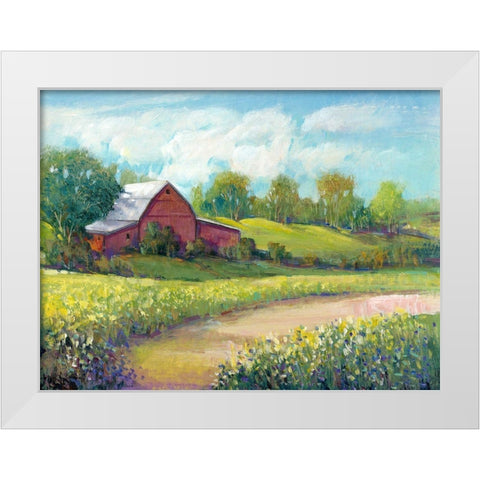 Rural America II White Modern Wood Framed Art Print by OToole, Tim