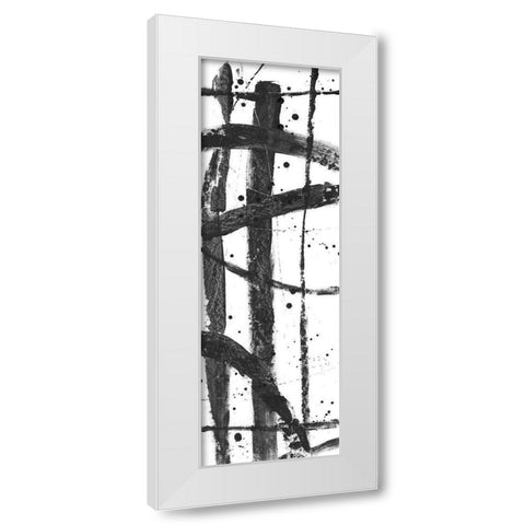 Criss-Cross II White Modern Wood Framed Art Print by OToole, Tim