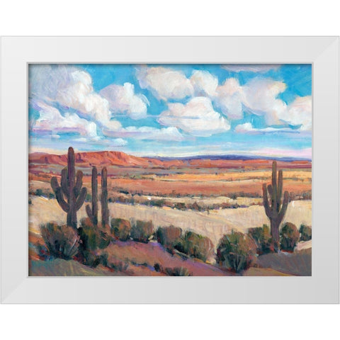 Desert Heat I White Modern Wood Framed Art Print by OToole, Tim