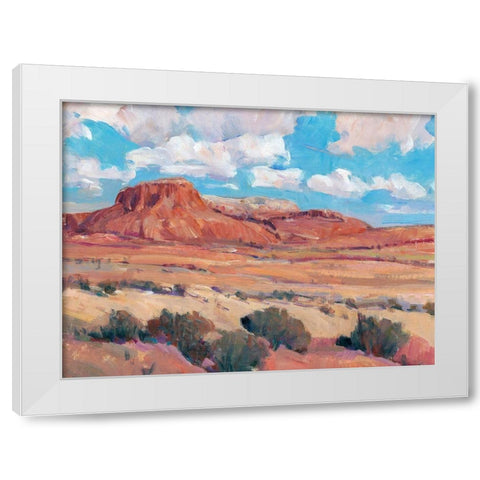 Desert Heat II White Modern Wood Framed Art Print by OToole, Tim