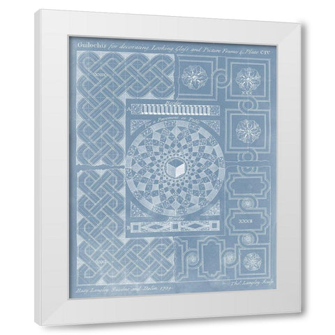 Elements for Design II White Modern Wood Framed Art Print by Langley
