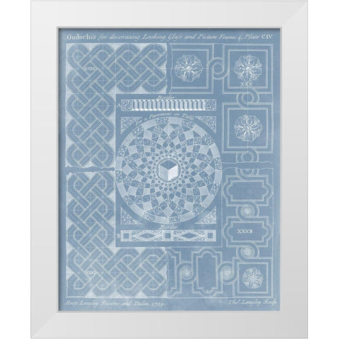 Elements for Design II White Modern Wood Framed Art Print by Langley