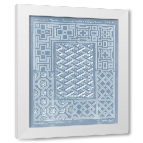 Elements for Design IV White Modern Wood Framed Art Print by Langley