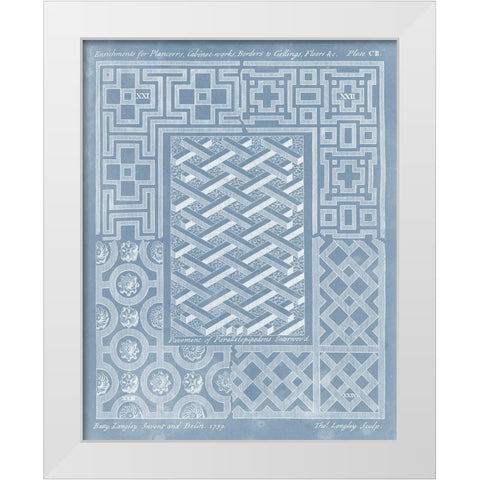 Elements for Design IV White Modern Wood Framed Art Print by Langley