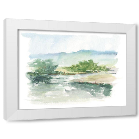 Spring Watercolor Sketch V White Modern Wood Framed Art Print by Harper, Ethan