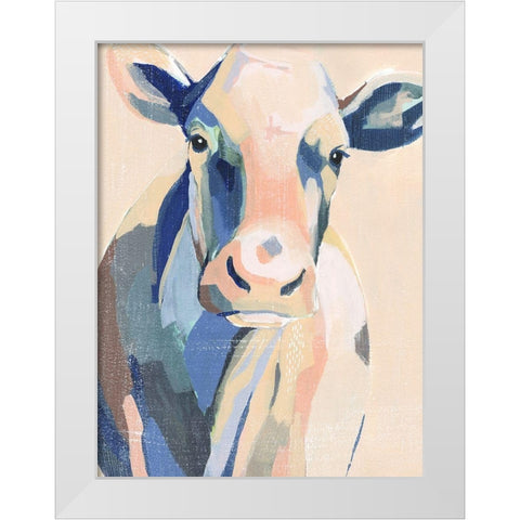 Hertford Holstein I White Modern Wood Framed Art Print by Popp, Grace