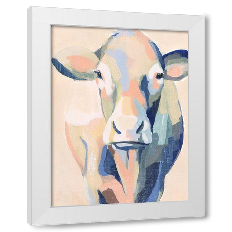 Hertford Holstein II White Modern Wood Framed Art Print by Popp, Grace