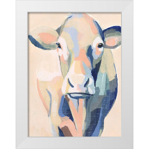 Hertford Holstein II White Modern Wood Framed Art Print by Popp, Grace