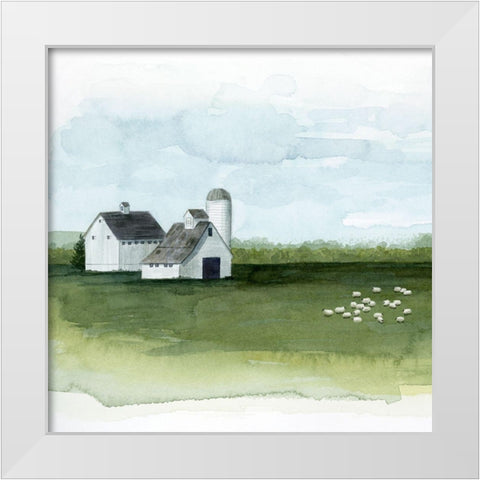 Delilahs Farm I White Modern Wood Framed Art Print by Popp, Grace
