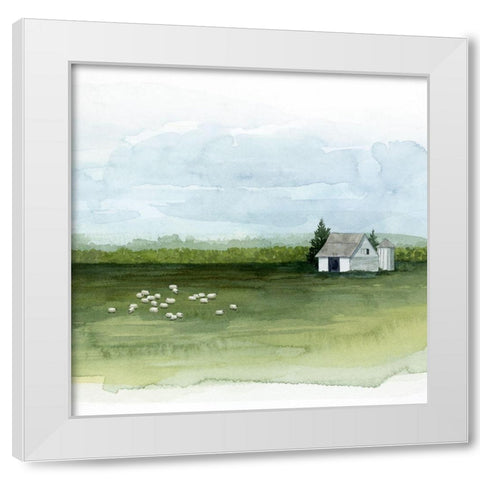 Delilahs Farm II White Modern Wood Framed Art Print by Popp, Grace