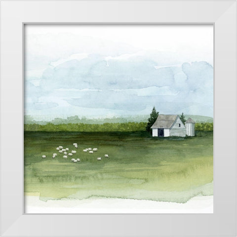 Delilahs Farm II White Modern Wood Framed Art Print by Popp, Grace