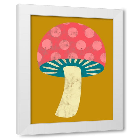 Veggie Party V White Modern Wood Framed Art Print by Zarris, Chariklia