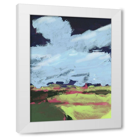 Sherbet Plains I White Modern Wood Framed Art Print by Parker, Jennifer Paxton