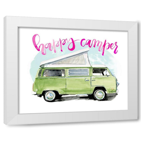 Summer Vacation I White Modern Wood Framed Art Print by Parker, Jennifer Paxton