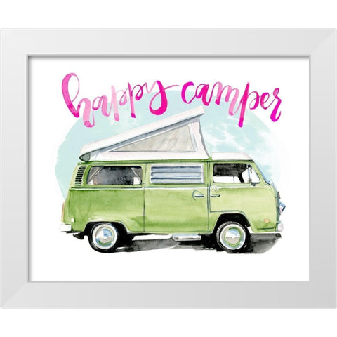 Summer Vacation I White Modern Wood Framed Art Print by Parker, Jennifer Paxton