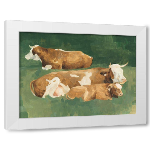 Bucolic Sunday II White Modern Wood Framed Art Print by Scarvey, Emma