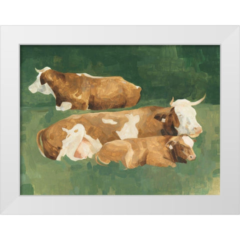 Bucolic Sunday II White Modern Wood Framed Art Print by Scarvey, Emma