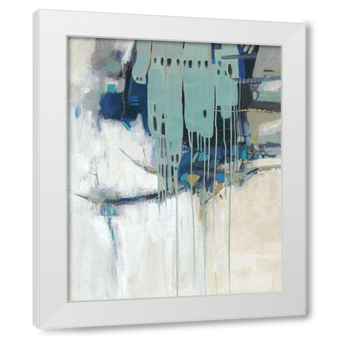 Molten I White Modern Wood Framed Art Print by OToole, Tim