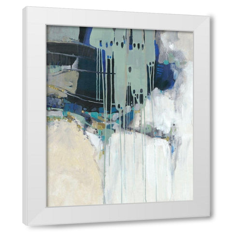 Molten II White Modern Wood Framed Art Print by OToole, Tim