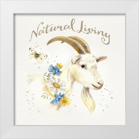 Nostalgic Farm IV White Modern Wood Framed Art Print by Maday, Jane